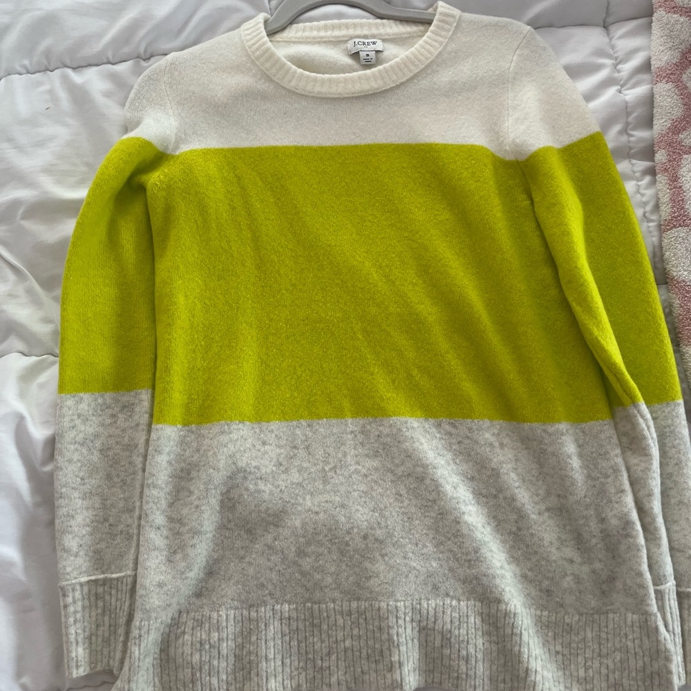 J crew colored sweater